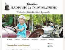 Tablet Screenshot of elainpuisto.fi